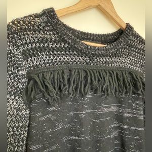black and grey banana republic sweater, size small